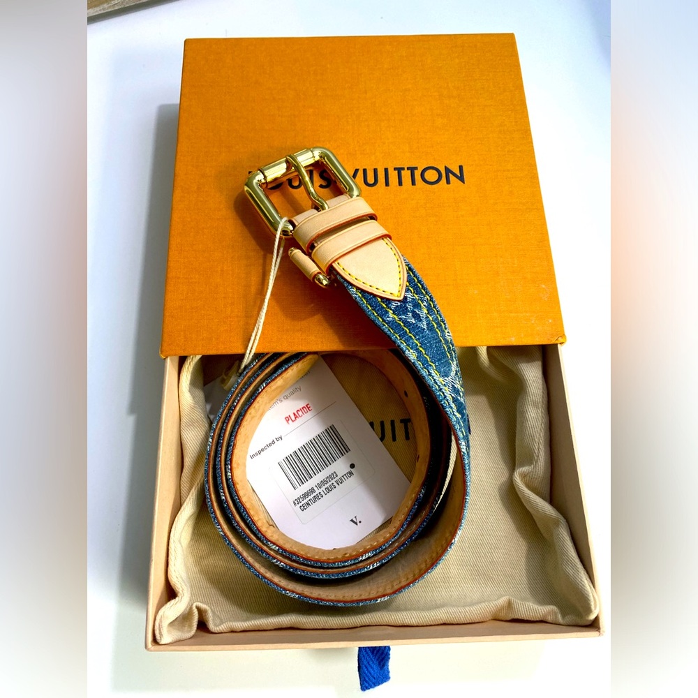 Louis Vuitton Denim Belt
